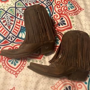 Cowgirl ankle boots